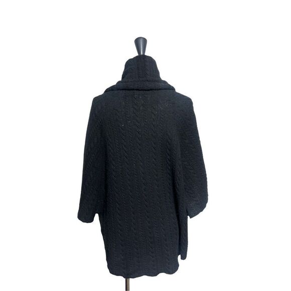 Joie Black Wing Sleeve Cowl Neck Wool & Cashmere Sweater Size XS - Picture 3 of 4